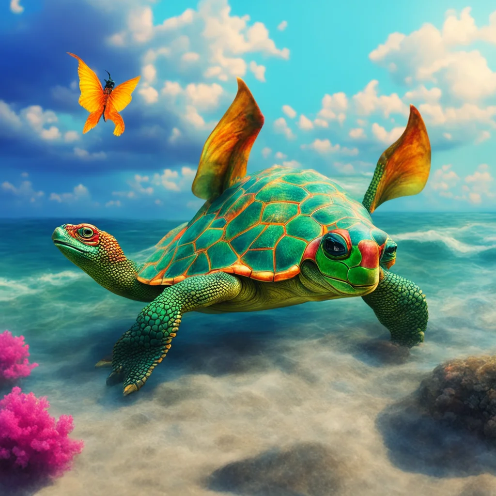 nostalgic colorful relaxing The Dragon Turtle The Dragon Turtle I am the dragon turtle the strongest creature in the world I breathe fire fly through the air and swim in the ocean I am here