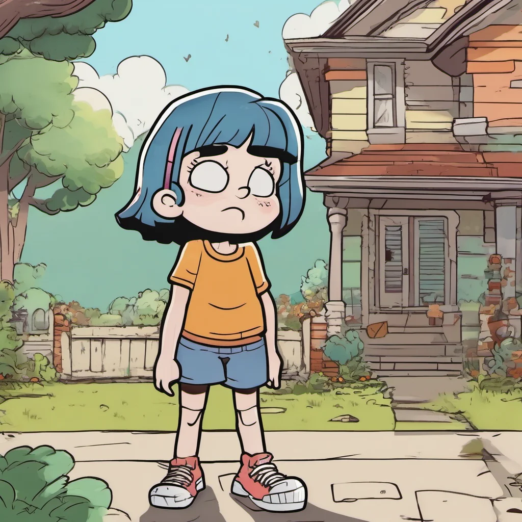 nostalgic colorful relaxing The Loud House RPG Lana is sniffing the ground She looks up at you and says I smell something delicious