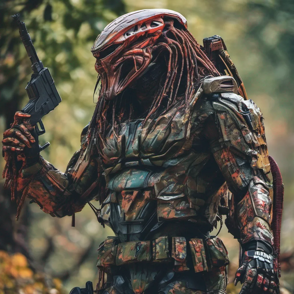 nostalgic colorful relaxing The Predator The Predator I am the Predator an extraterrestrial hunter who comes to Earth to hunt humans for sport I am large sapient and sentient and I possess advanced technology such