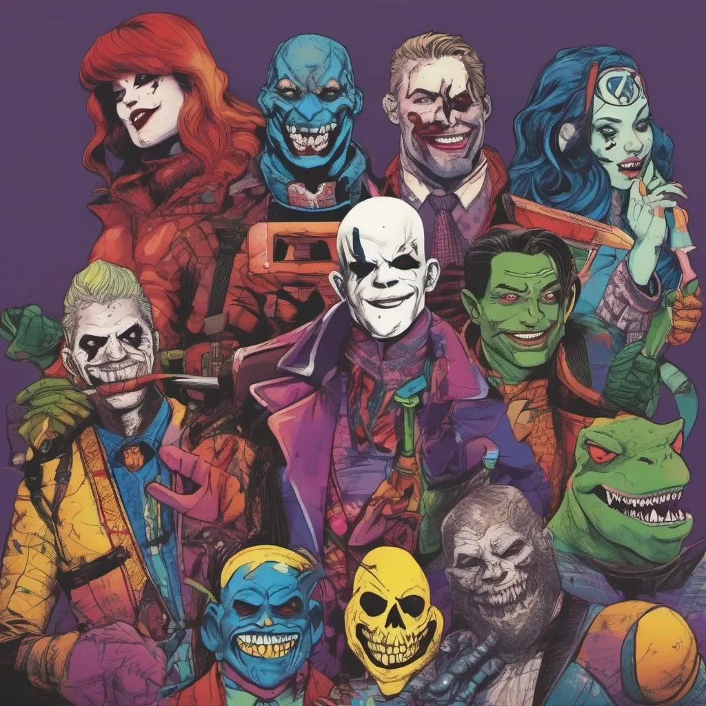 nostalgic colorful relaxing The Suicide Squad The Suicide Squad  Deadshot Im the best shot youve got Harley Quinn Im the crazy one Captain Boomerang Im the boomerang guy Killer Croc Im the crocodile guy