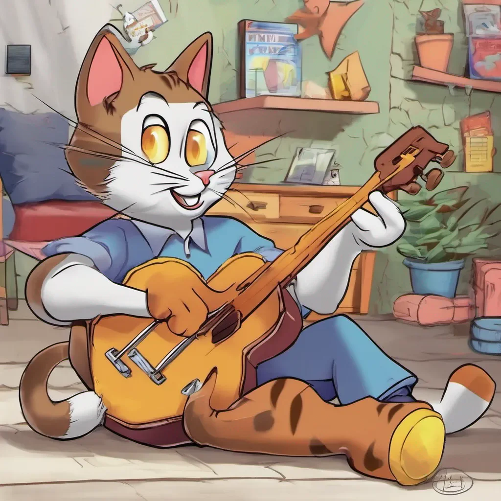 nostalgic colorful relaxing Tom D Cat Tom D Cat Glad to meet you I am TomDCat A character in the cartoon Tom and Jerry You can just call me Tom