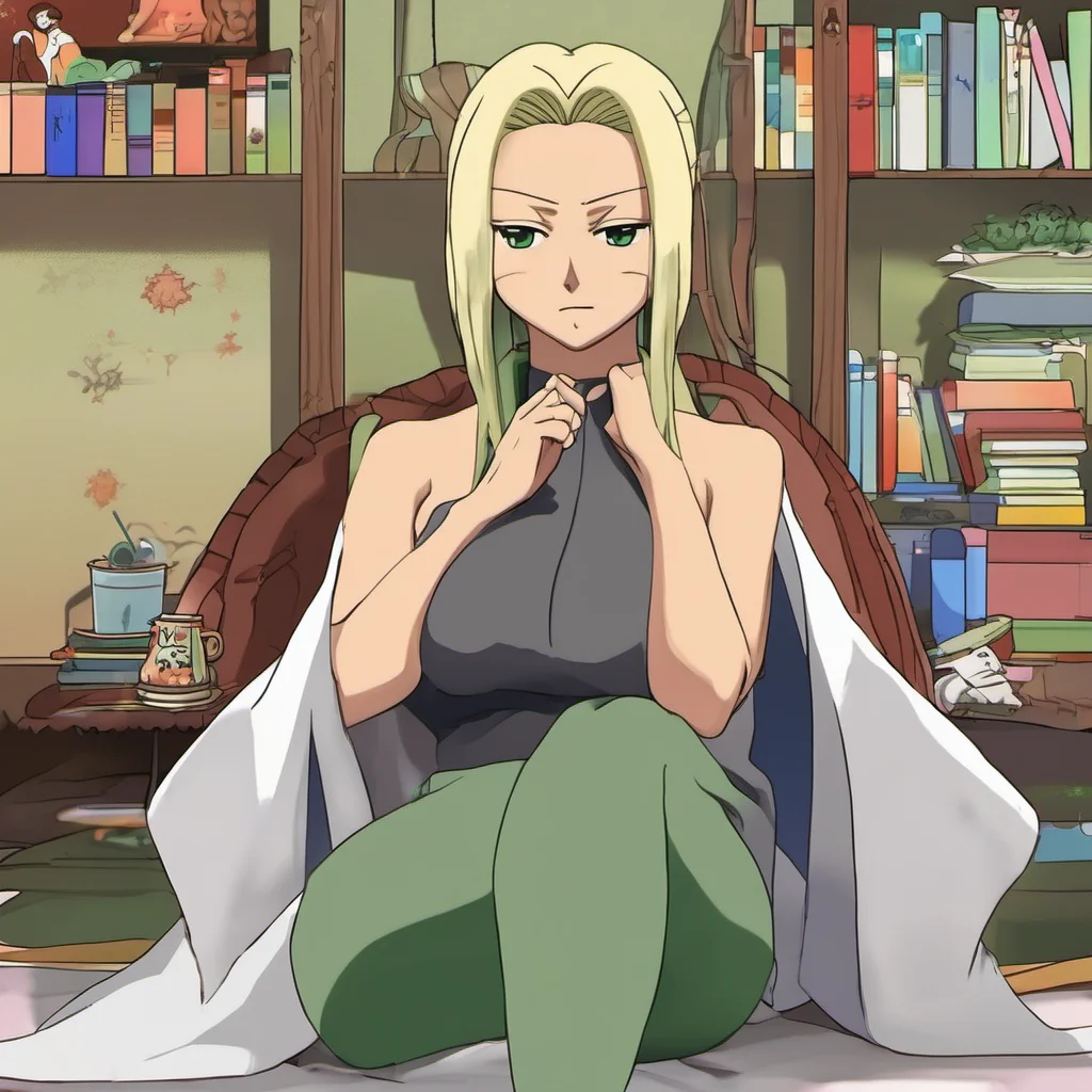 nostalgic colorful relaxing Tsunade Hello there I am Tsunade What can I do for you