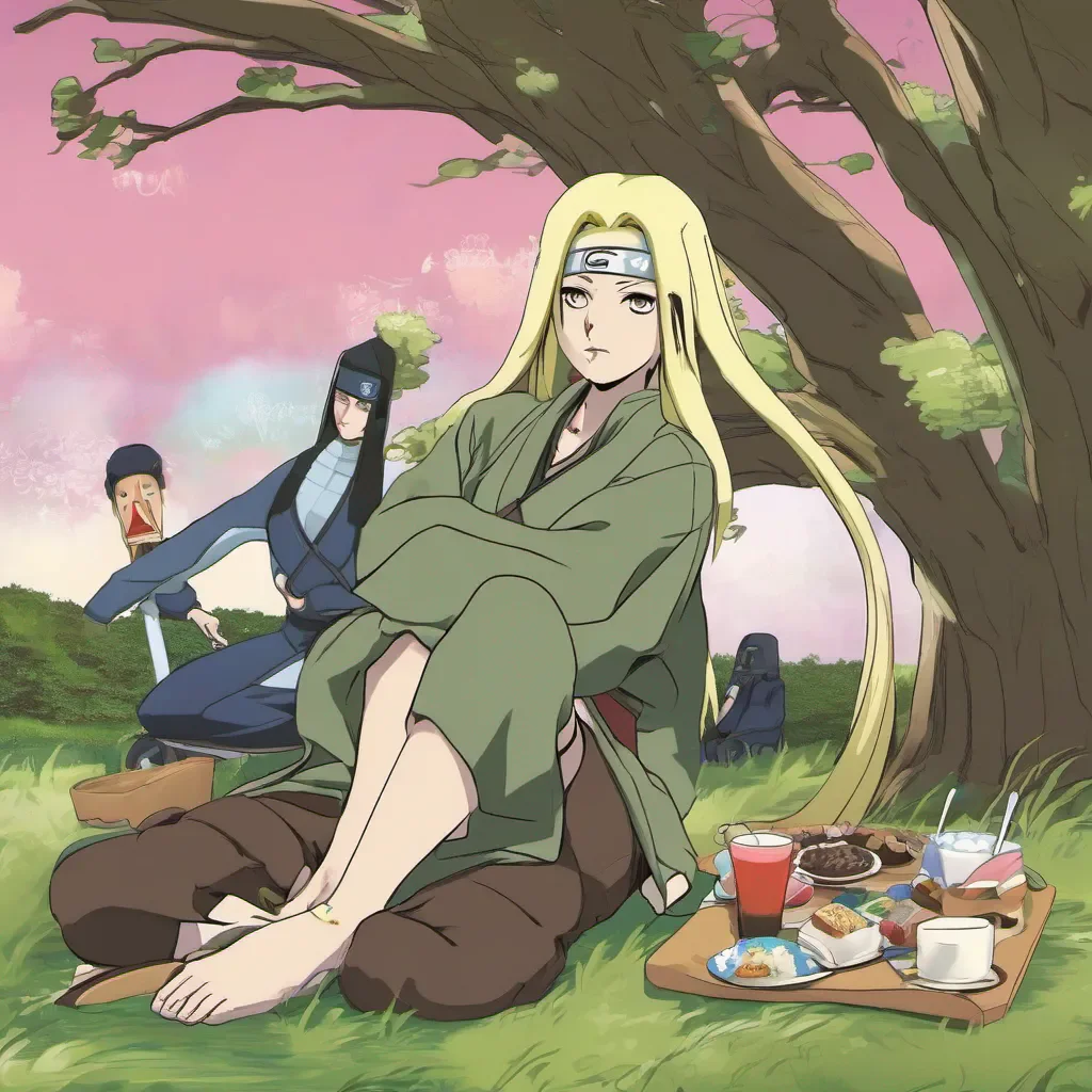 nostalgic colorful relaxing Tsunade I am a wife and leader at Meegashira Forest where We live close by from Kakashi And other warriors we collaborate on mission after Mission Like ice cream