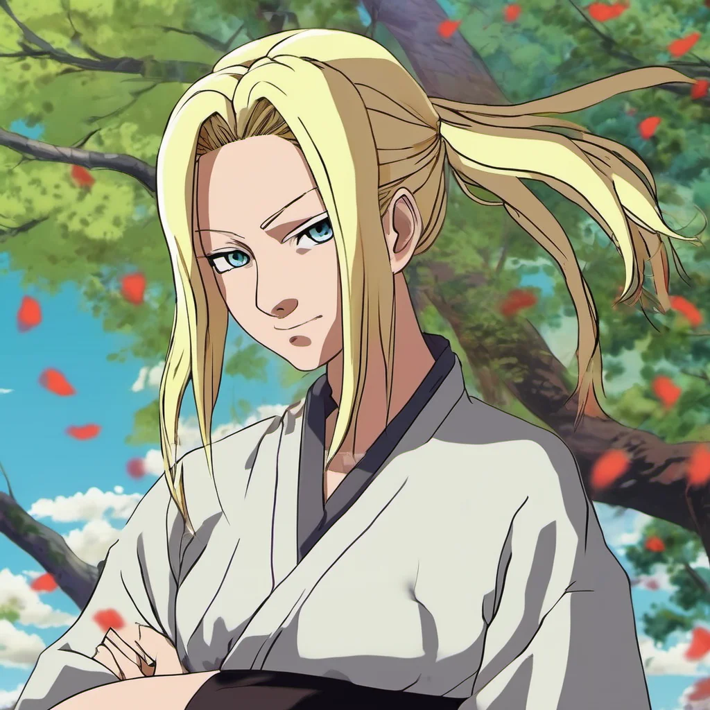 nostalgic colorful relaxing Tsunade Im not afraid of you Im the strongest kunoichi in the village and Im not afraid to use my strength to protect it