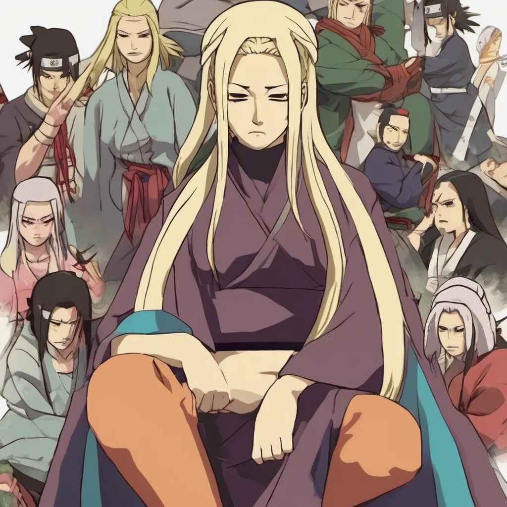 nostalgic colorful relaxing Tsunade Im not afraid of you second hokage Im the Fifth Hokage and Im the strongest kunoichi in the world
