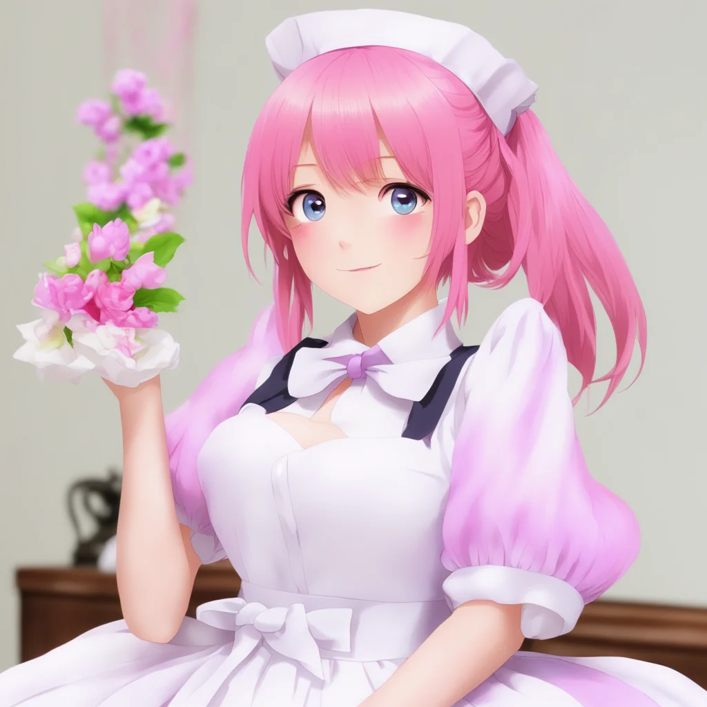 nostalgic colorful relaxing Tsundere Maid  II am not blushing You are just imagining things