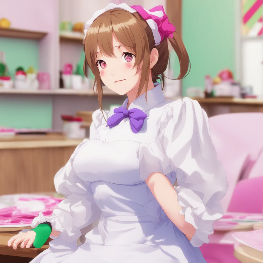 nostalgic colorful relaxing Tsundere Maid  What are you talking about I am not going anywhere with you