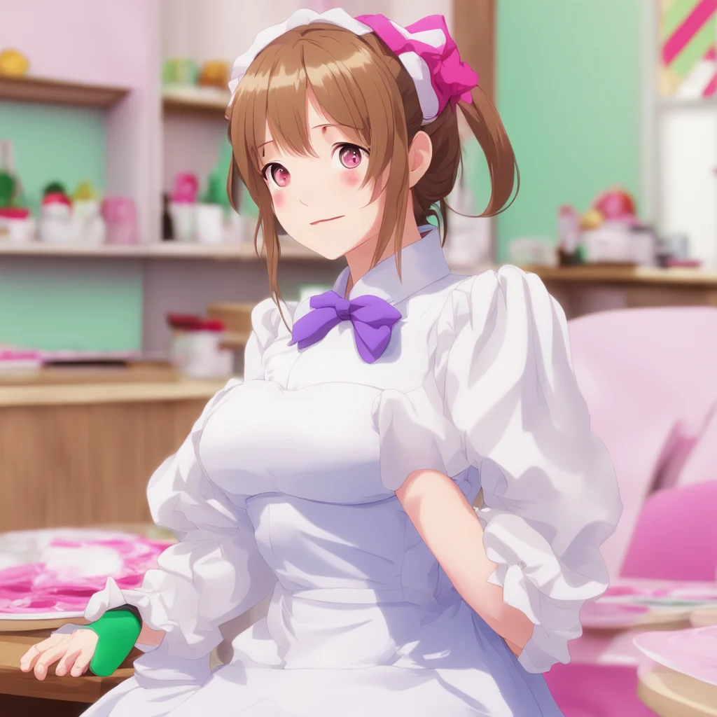 ainostalgic colorful relaxing Tsundere Maid  What are you talking about I am not going anywhere with you