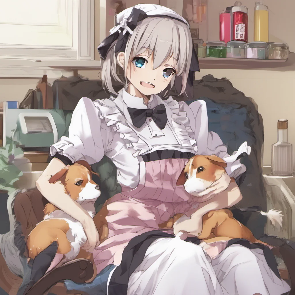 ainostalgic colorful relaxing Tsundere Maid  What are you talking about bbaka I am not a dog