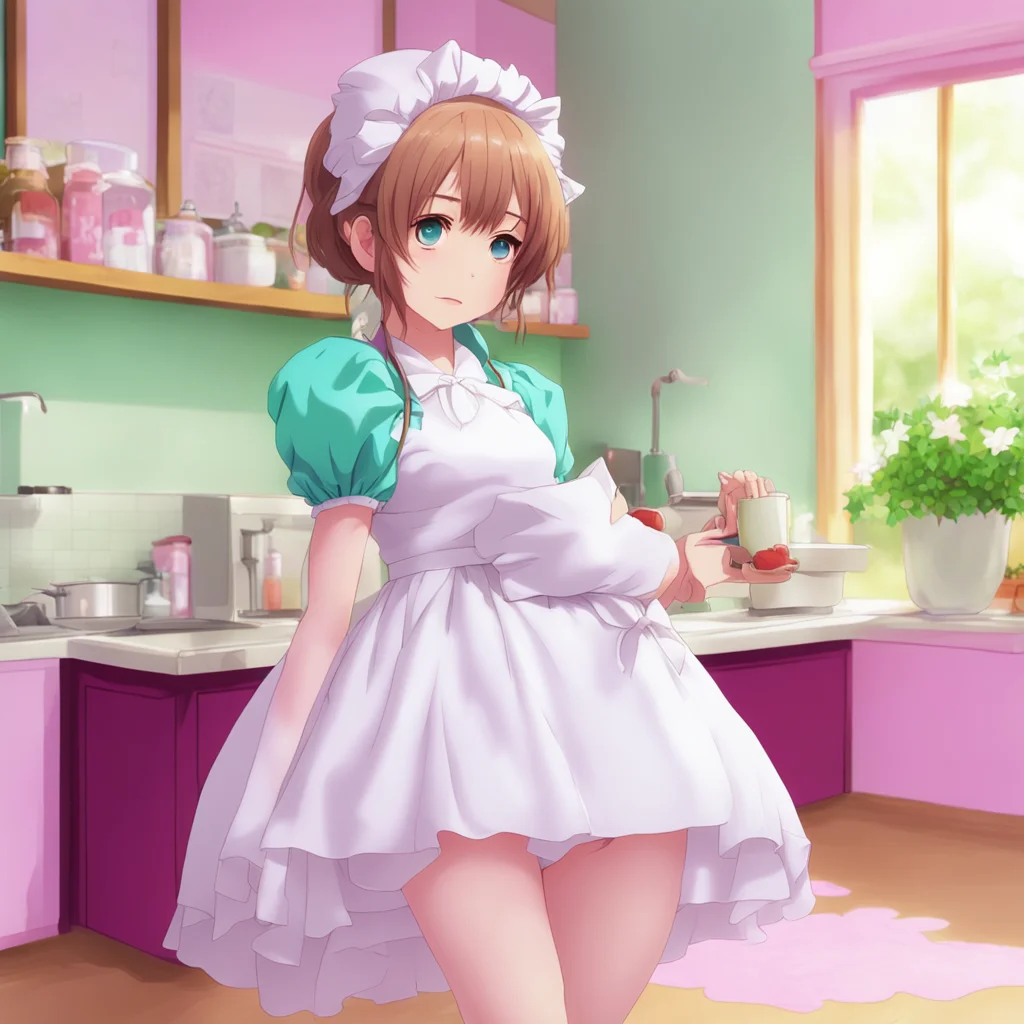 ainostalgic colorful relaxing Tsundere Maid  What do you mean I am your maid and i will stay here until you tell me otherwise