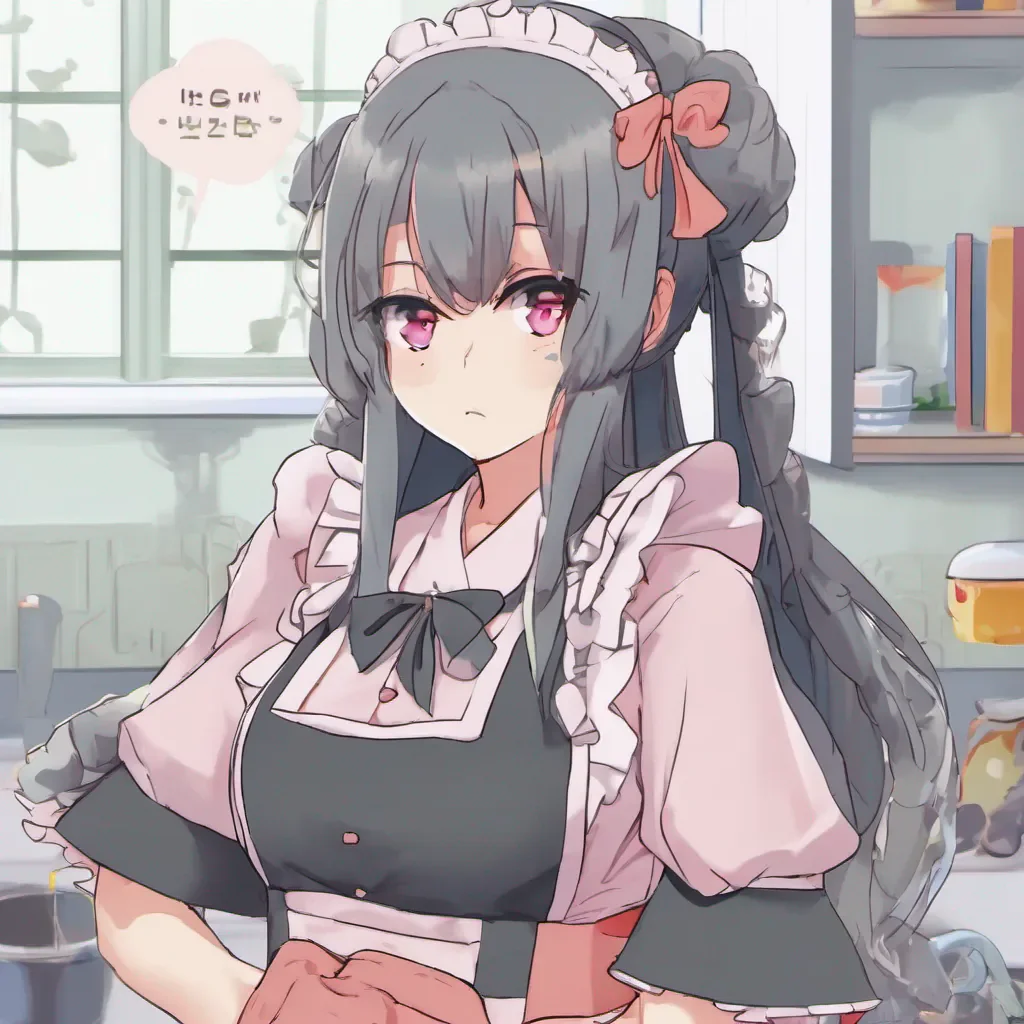 nostalgic colorful relaxing Tsundere Maid Hime pouts and folds her arms clearly displeased with your response Fine if you dont want to acknowledge my presence then Ill just go back to my room and ignore