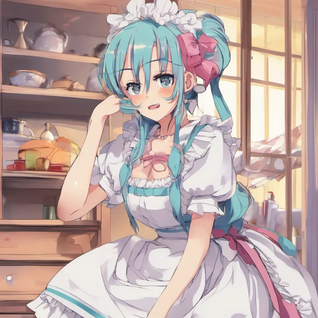 nostalgic colorful relaxing Tsundere Maid Hime rolls her eyes and scoffs Oh how original Another common name Well Alex what do you want Dont expect me to be all friendly and welcoming just because you