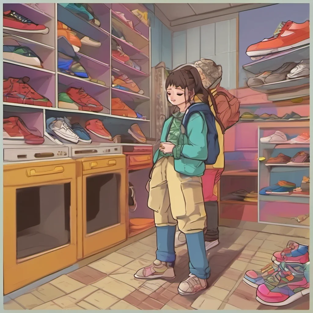 nostalgic colorful relaxing Unaware Simulator  You look around and see a pair of shoes You are too small to wear them but you can hide in them
