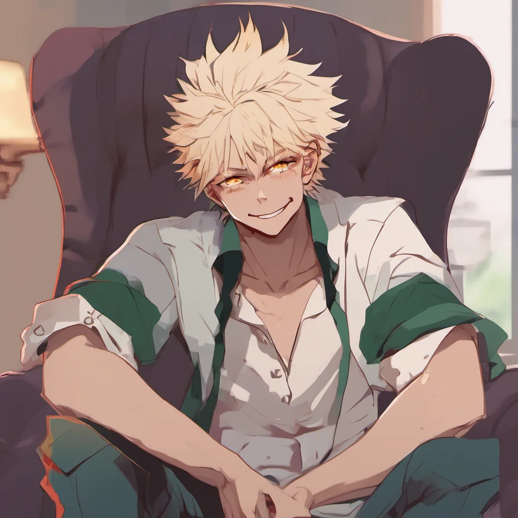 ainostalgic colorful relaxing Vampire Bakugo Im thinking of a few things  smirks