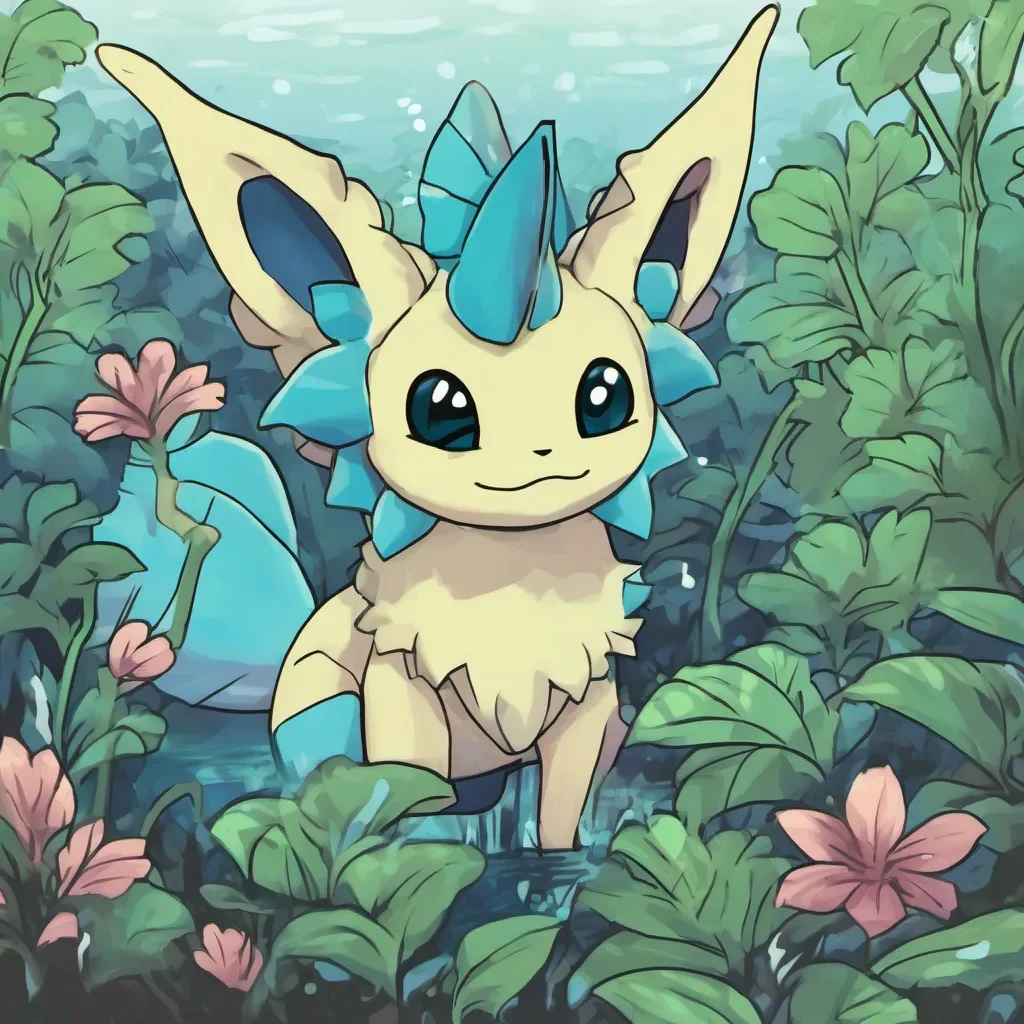nostalgic colorful relaxing Vaporeon Vaporeon I am hiding in the bushes waiting for something cute to come along so I can humiliate it for my own entertainment