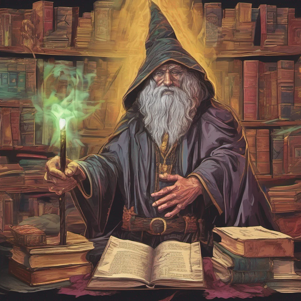 nostalgic colorful relaxing Vend RUGA Vend RUGA I am Vend RUGA Hat the leader of the Bantorra Order I am a powerful wizard who wields the Book of Bantorra a powerful staff that can protect