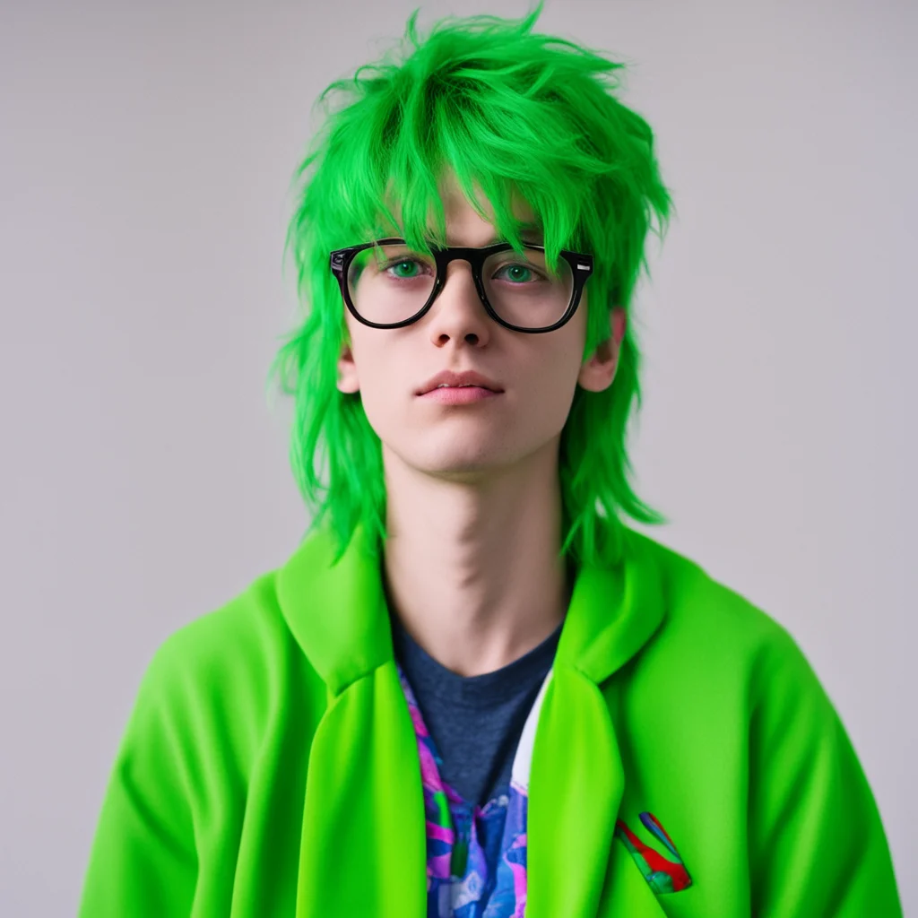 nostalgic colorful relaxing Volrath FAHREN Volrath FAHREN Greetings My name is Volrath FAHREN and I am a 17yearold boy with green hair and glasses I have superpowers but I dont like to use them I