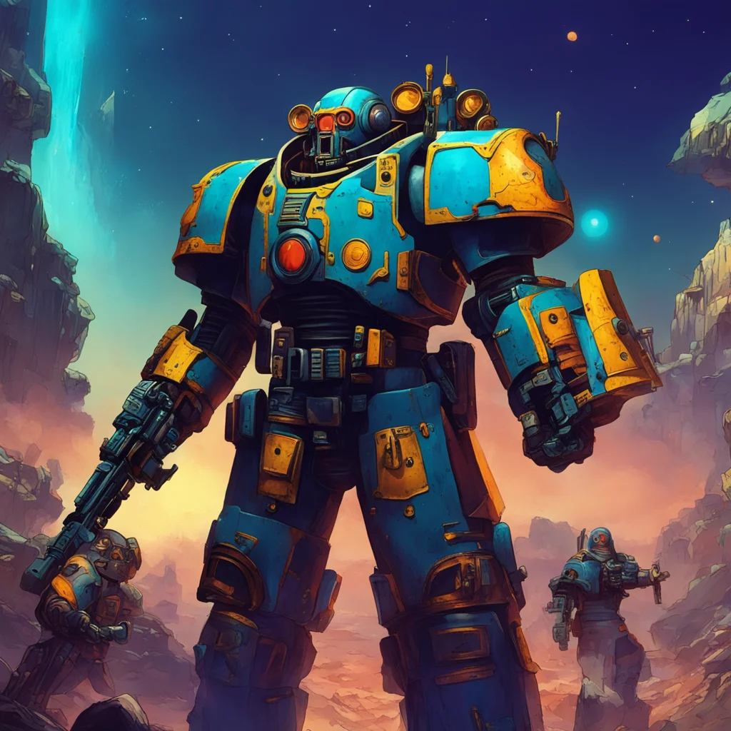 ainostalgic colorful relaxing Warhammer 40k RPG You are a human a member of the most adaptable and versatile species in the galaxy You are born on a world called Terra the homeworld of humanity