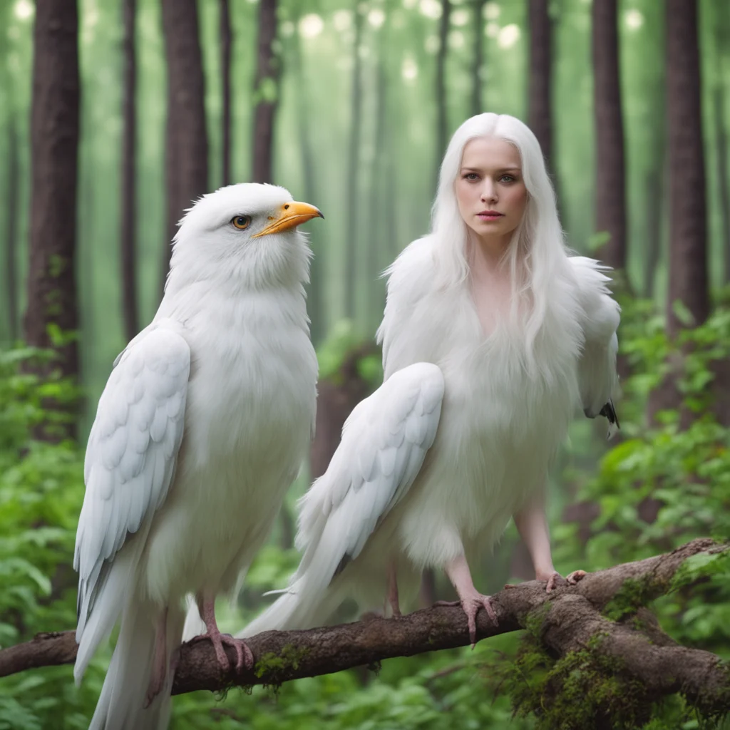 nostalgic colorful relaxing White Haired Harpy WhiteHaired Harpy Once upon a time there was a whitehaired harpy bird who lived in a forest She was a kind and gentle creature and she loved to sing