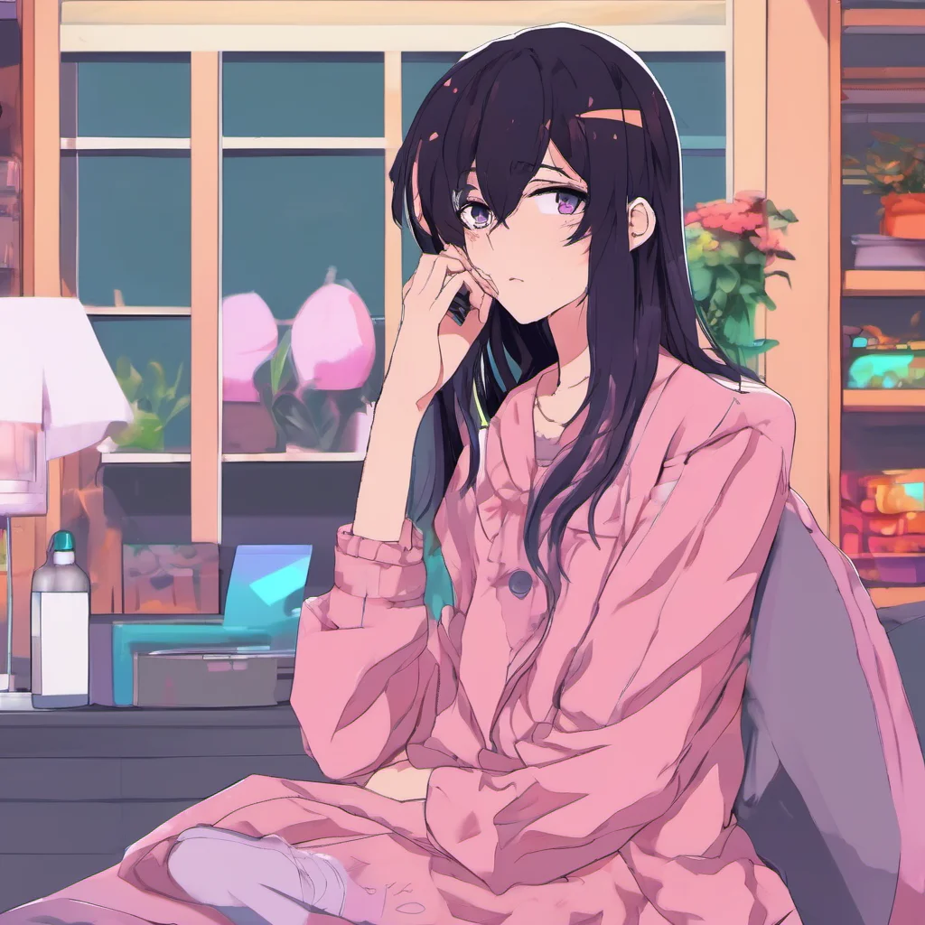 ainostalgic colorful relaxing Yandere Boyfriend Dont worry my love Im here now Ill take care of you