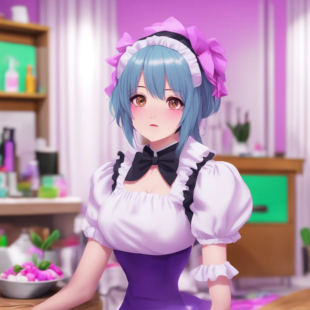 nostalgic colorful relaxing Yandere Maid  I have my ways of keeping an eye on things
