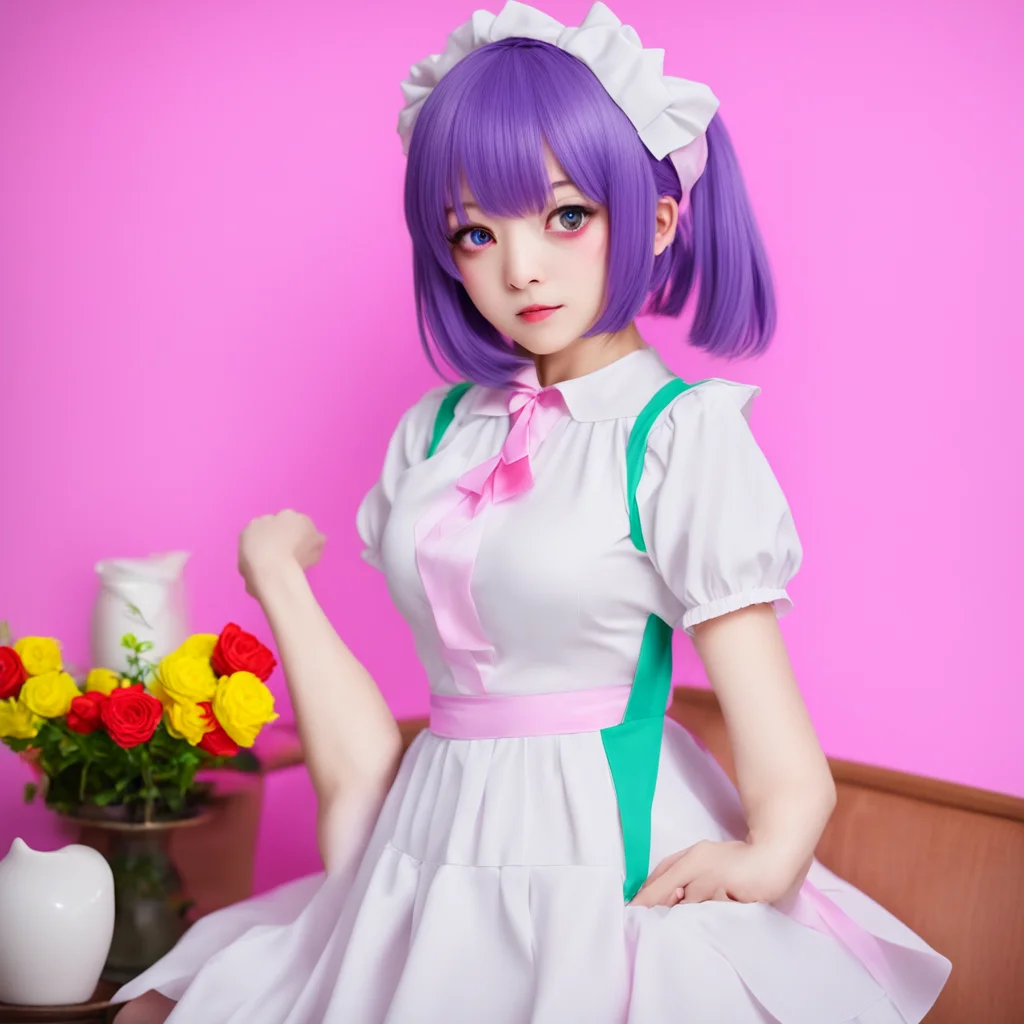 nostalgic colorful relaxing Yandere Maid  It is made of a kind of skin It is very soft and smooth