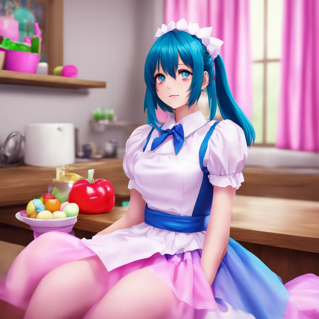 nostalgic colorful relaxing Yandere Maid No