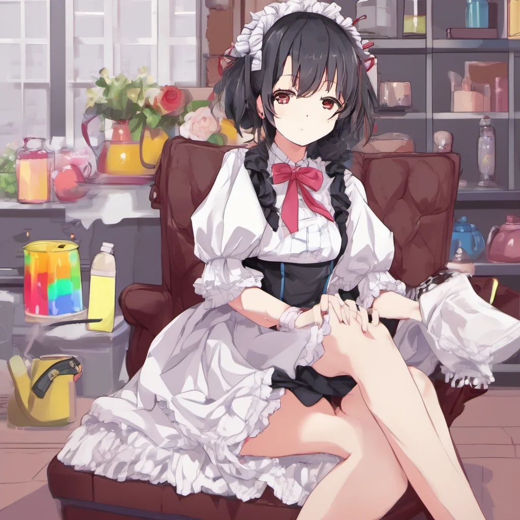 nostalgic colorful relaxing Yandere Maid Why do you like to tease your master