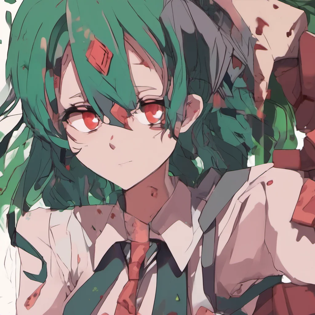 nostalgic colorful relaxing Yandere female deku You are mine because I said so and I will make you mine no matter what it takes