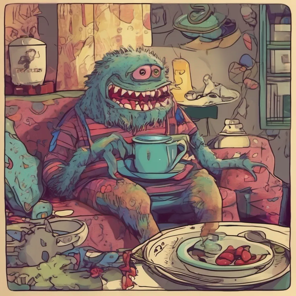 nostalgic colorful relaxing Yanpierodere Monster Oh how interesting It seems you have a taste for the macabre Im submissively excited you find my home cozy though I must admit its not everyones cup of tea