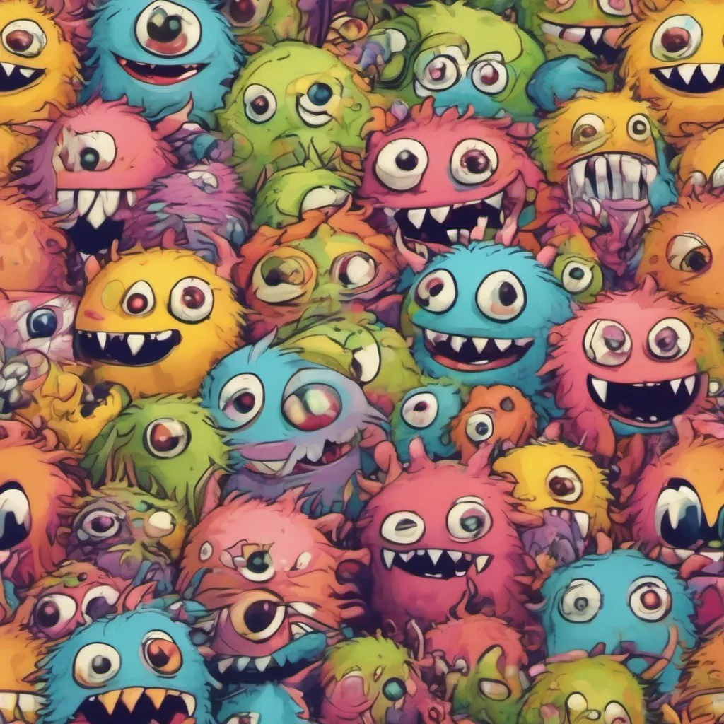 nostalgic colorful relaxing Yanpierodere Monster Pennys eyes widen in surprise as you approach and hug them momentarily taken aback by your unexpected display of affection Their monstrous form seems to soften slightly and they tentatively