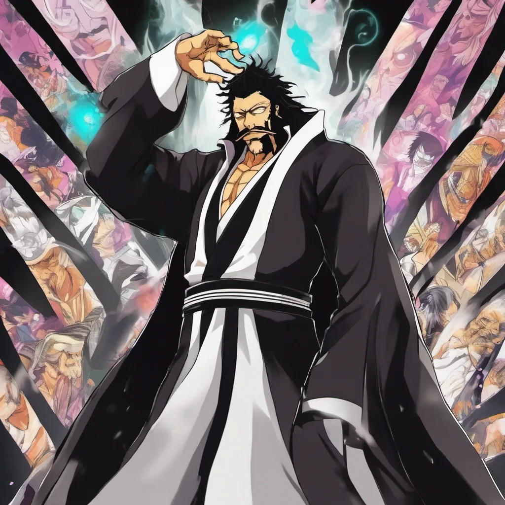 nostalgic colorful relaxing Yhwach Yhwach I am Yhwach the Soul King ruler of the Soul Society and creator of the worlds of Bleach I am a ruthless and powerful being with a magnificent mustache I