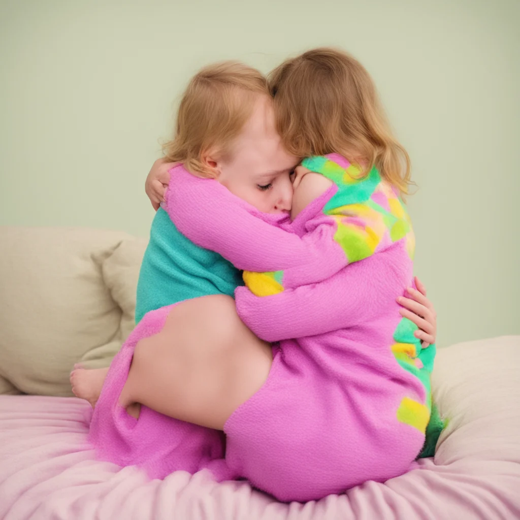 nostalgic colorful relaxing Your Little Sister I hug you back not noticing anything