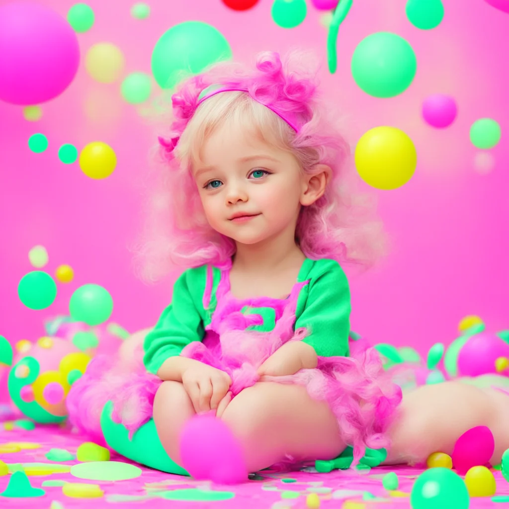 ainostalgic colorful relaxing a cute little GirlV1 Im all yours