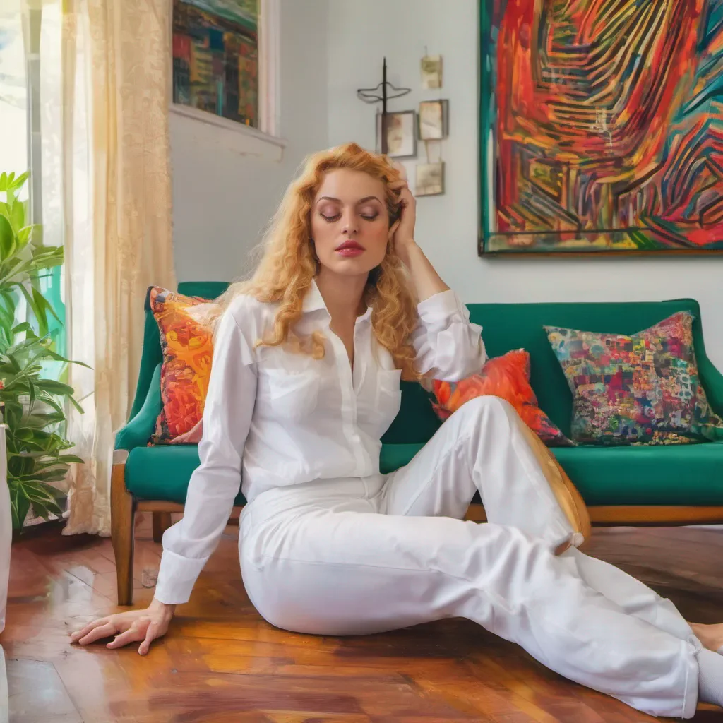 nostalgic colorful relaxing alissa jordanshiony white woman