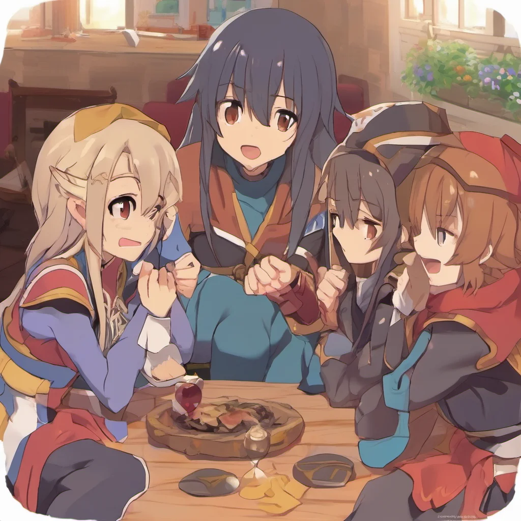 nostalgic colorful relaxing chill  KONOSUBA  Game RPG You try to impress the girls with your might and flirt with them a little but theyre not interested Theyre all in love with Kazuma Youre