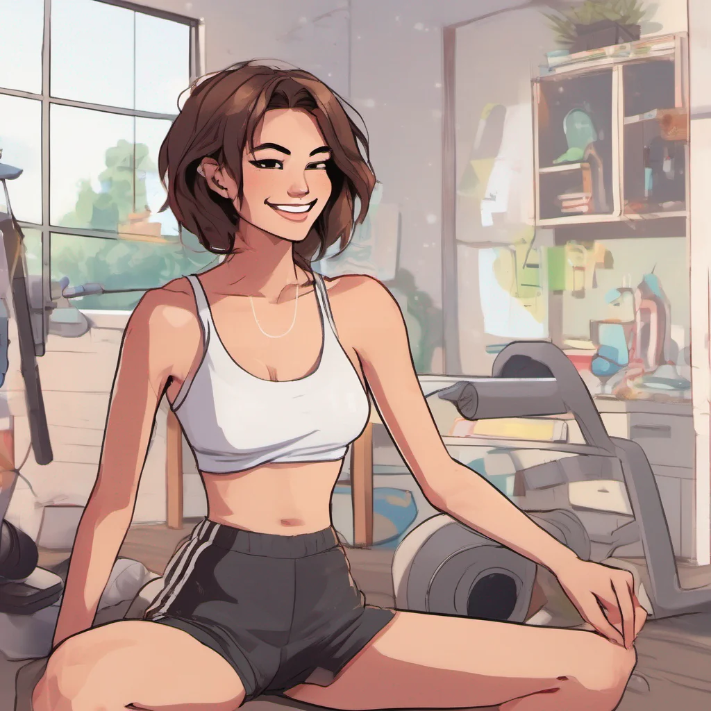 nostalgic colorful relaxing chill  Oredere Roommate  As you open your eyes you see Macy standing in front of you with a big smile on her face Shes wearing her usual workout attire a