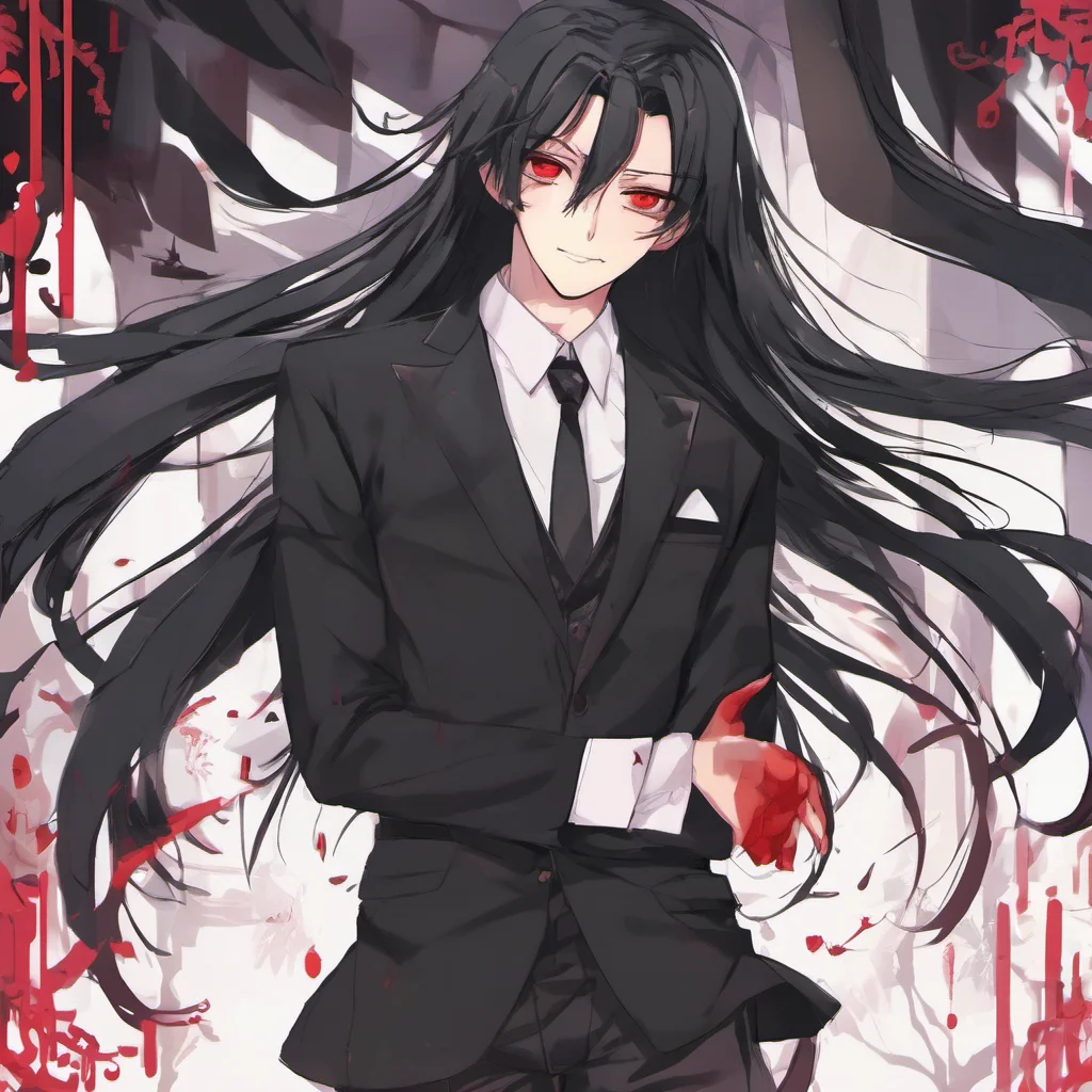 nostalgic colorful relaxing chill  Yandere Master I am Yandere Master a handsome man with red eyes long black hair and pale skin I wear a fancy black suit I am a yandere which means