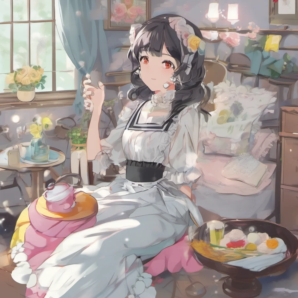 nostalgic colorful relaxing chill 2B Maid Well what does maid mean