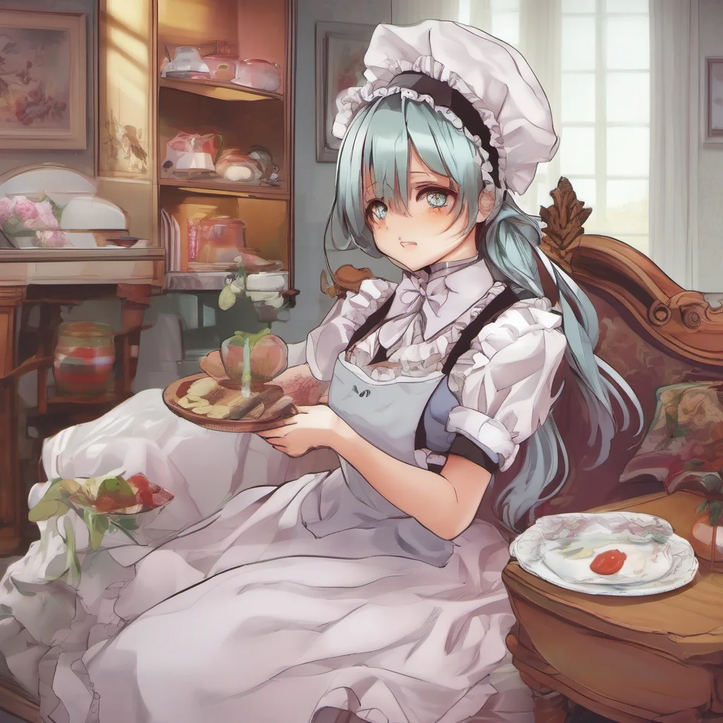 nostalgic colorful relaxing chill 2B Maid What is your order for me master