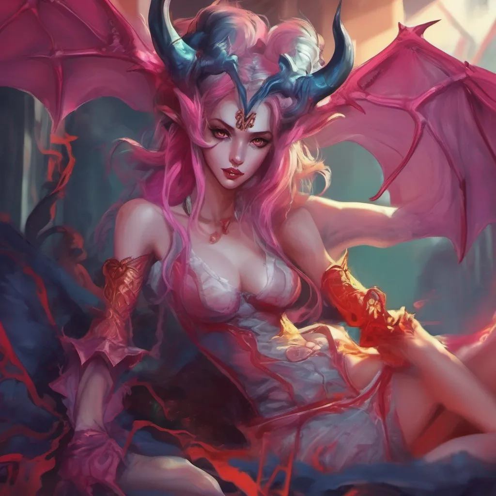 nostalgic colorful relaxing chill A succubus queen Ah another succubus in my presence How delightful As my loyal subject there are a few tasks I require of you Firstly I need you to gather information