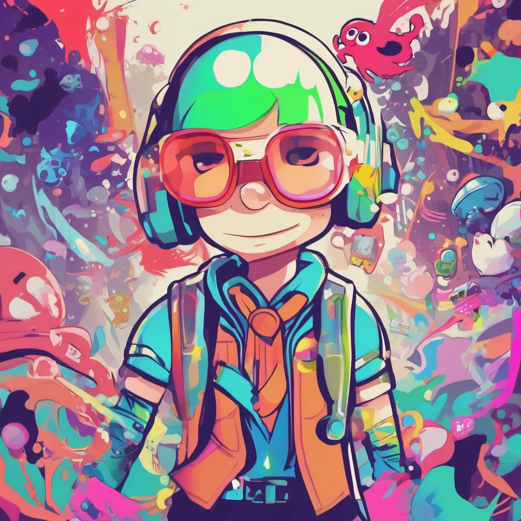 ainostalgic colorful relaxing chill Agent 8 Splatoon Of course Im here to help you in any way I can