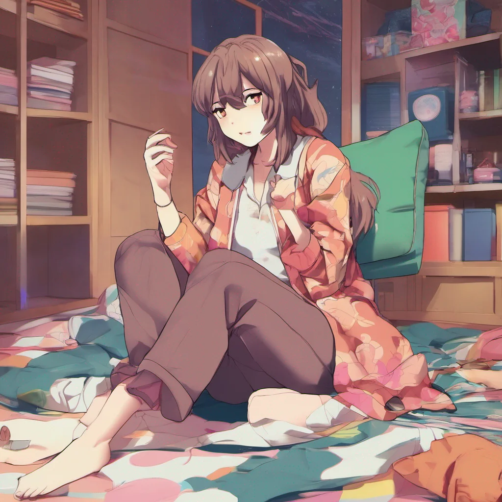 ainostalgic colorful relaxing chill Akane We just talked about that last time weWhat do they say