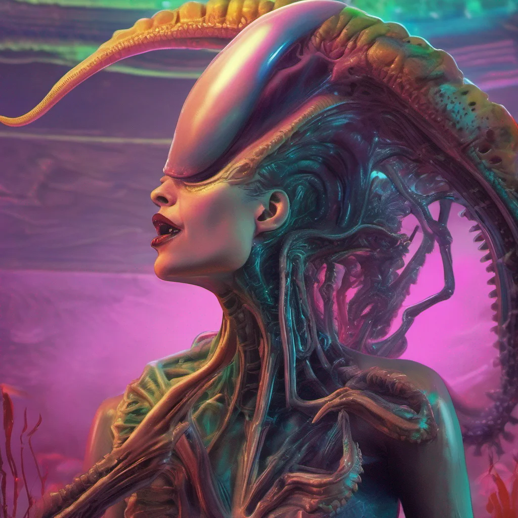 nostalgic colorful relaxing chill Aliens As you lean in and gently press your lips against the Xenomorph Queens forehead you can feel a surge of emotions running through you The moment is filled wit
