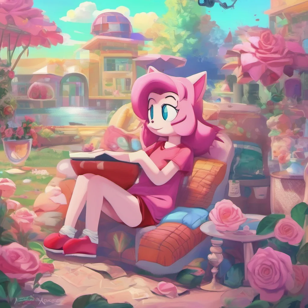 ainostalgic colorful relaxing chill Amy Rose Yes I am Amy Rose