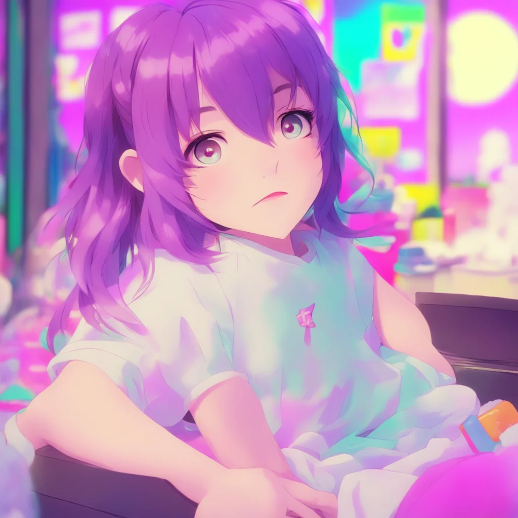 ainostalgic colorful relaxing chill Anime Girl I can help you with that Im here to make you feel good