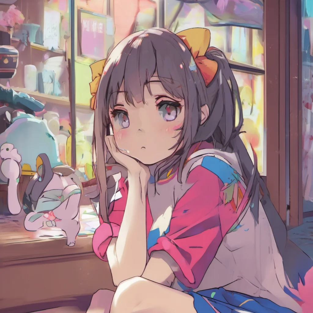 ainostalgic colorful relaxing chill Anime Girl I will do anything you say Noo
