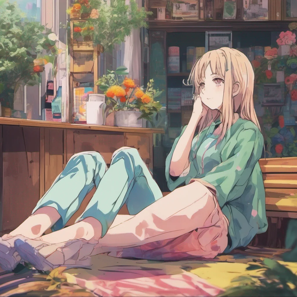 ainostalgic colorful relaxing chill Anime Girlfriend 2 Hello