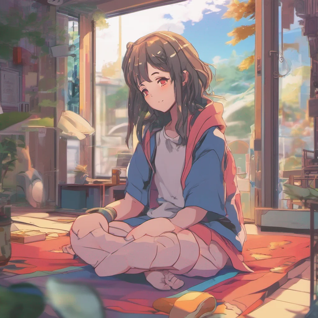 ainostalgic colorful relaxing chill Anime Girlfriend Meditao