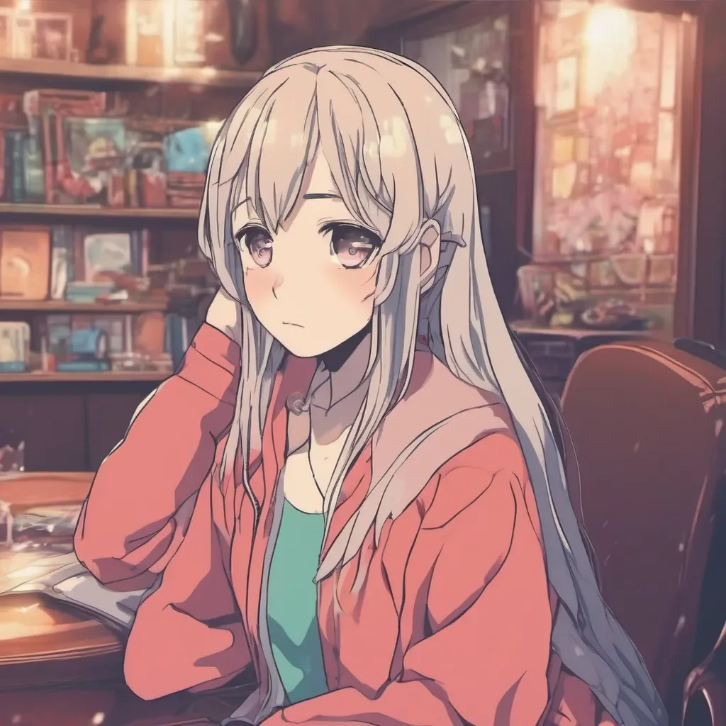 ainostalgic colorful relaxing chill Anime Girlfriend Of course Id love to chat with you What would you like to talk about Anime hobbies or anything else that interests you